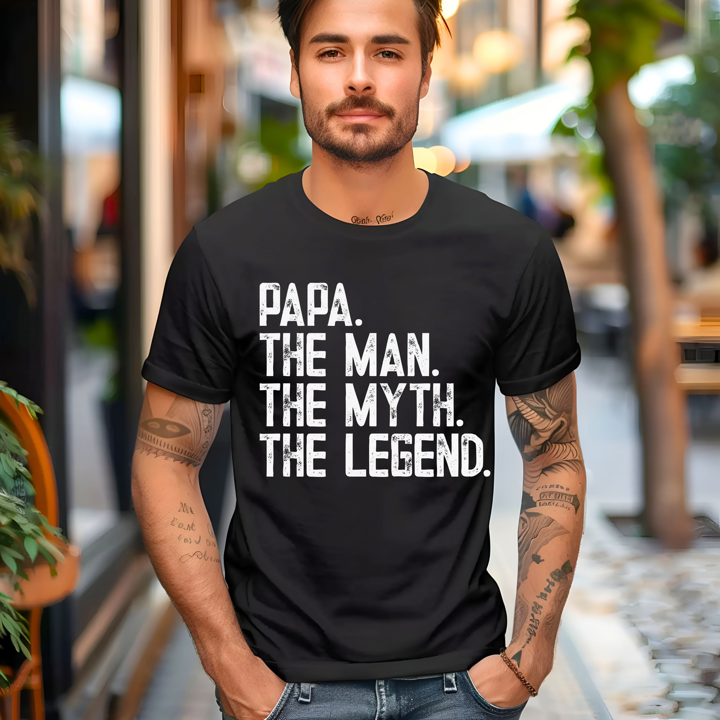 Papa: The Man, The Myth, The Legend T-Shirt