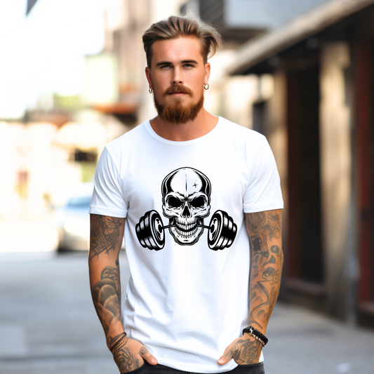 Skull Gym Fitness T-Shirt