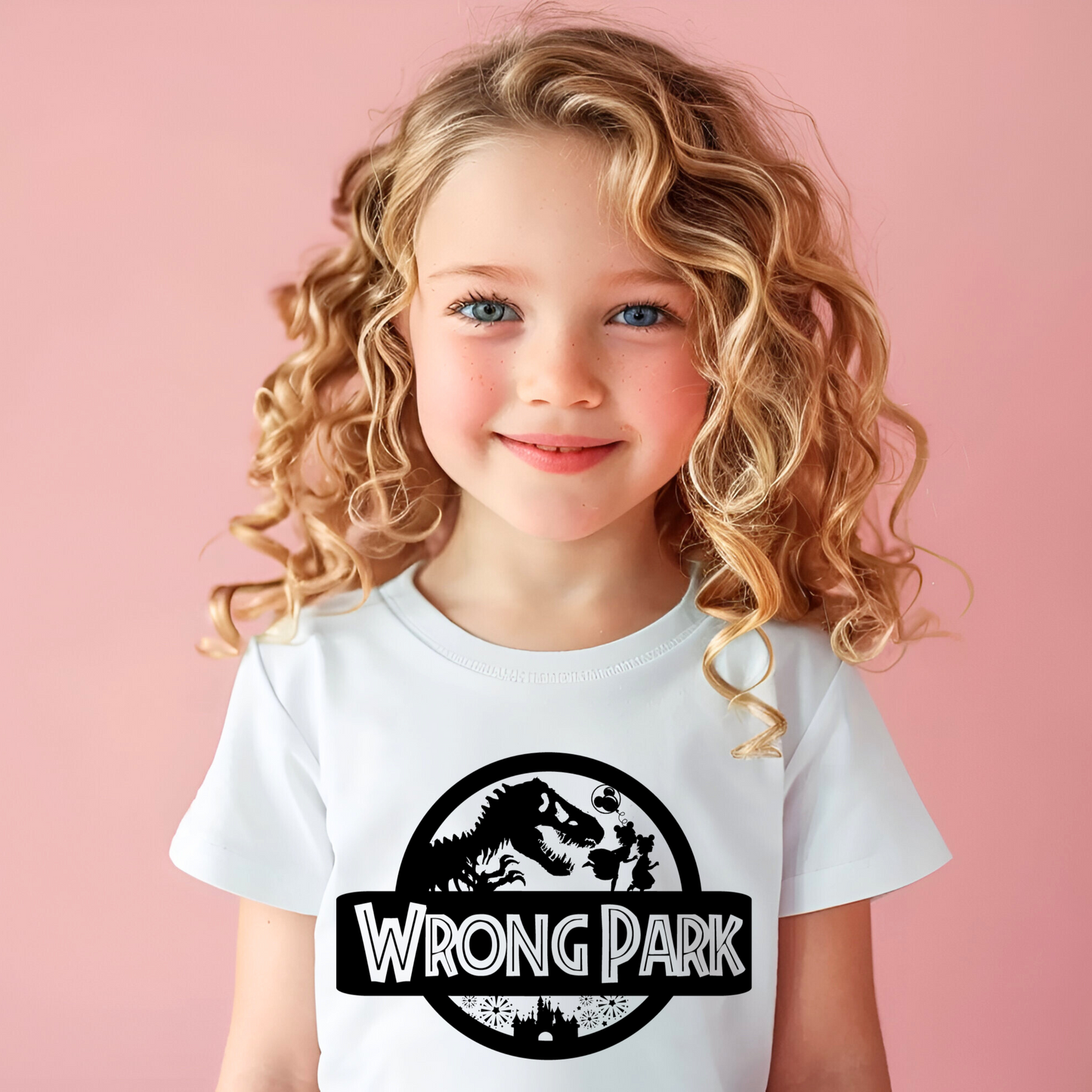 Wrong Park Funny Girls T-Shirt