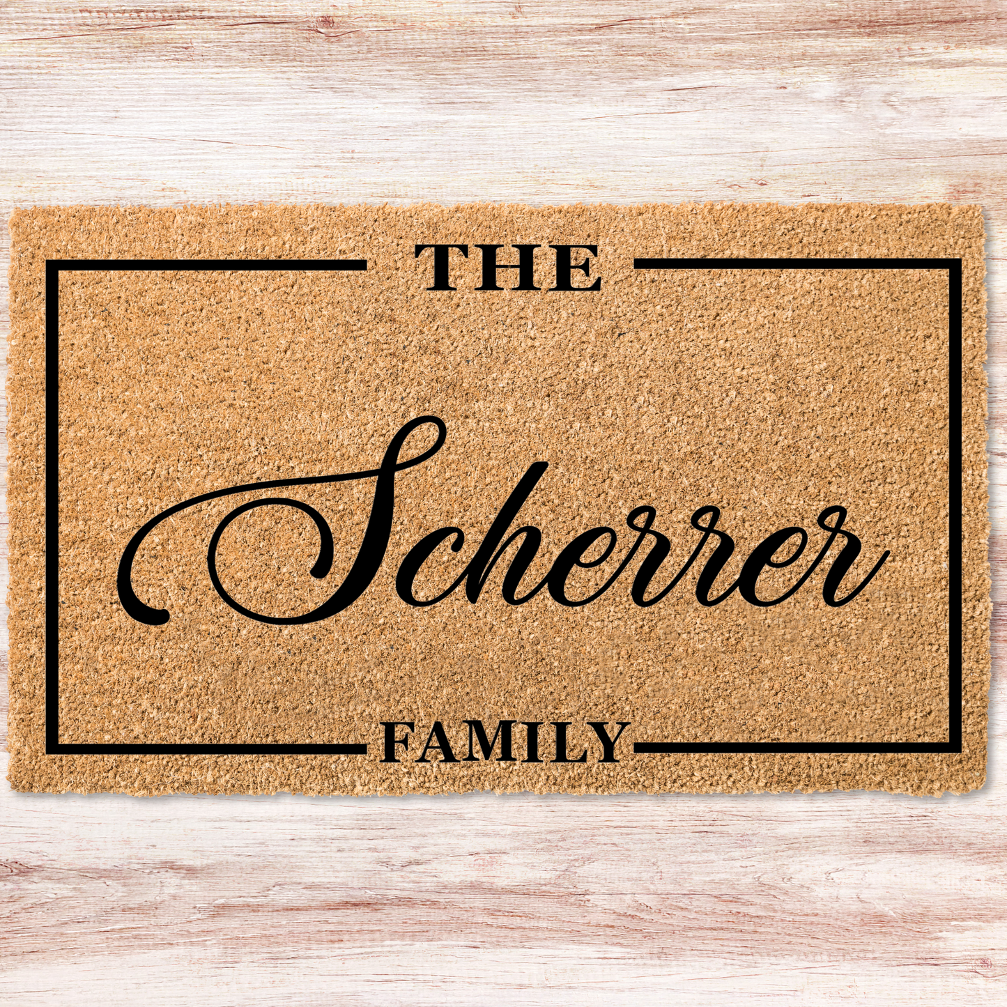 Personalized Family Welcome Mat
