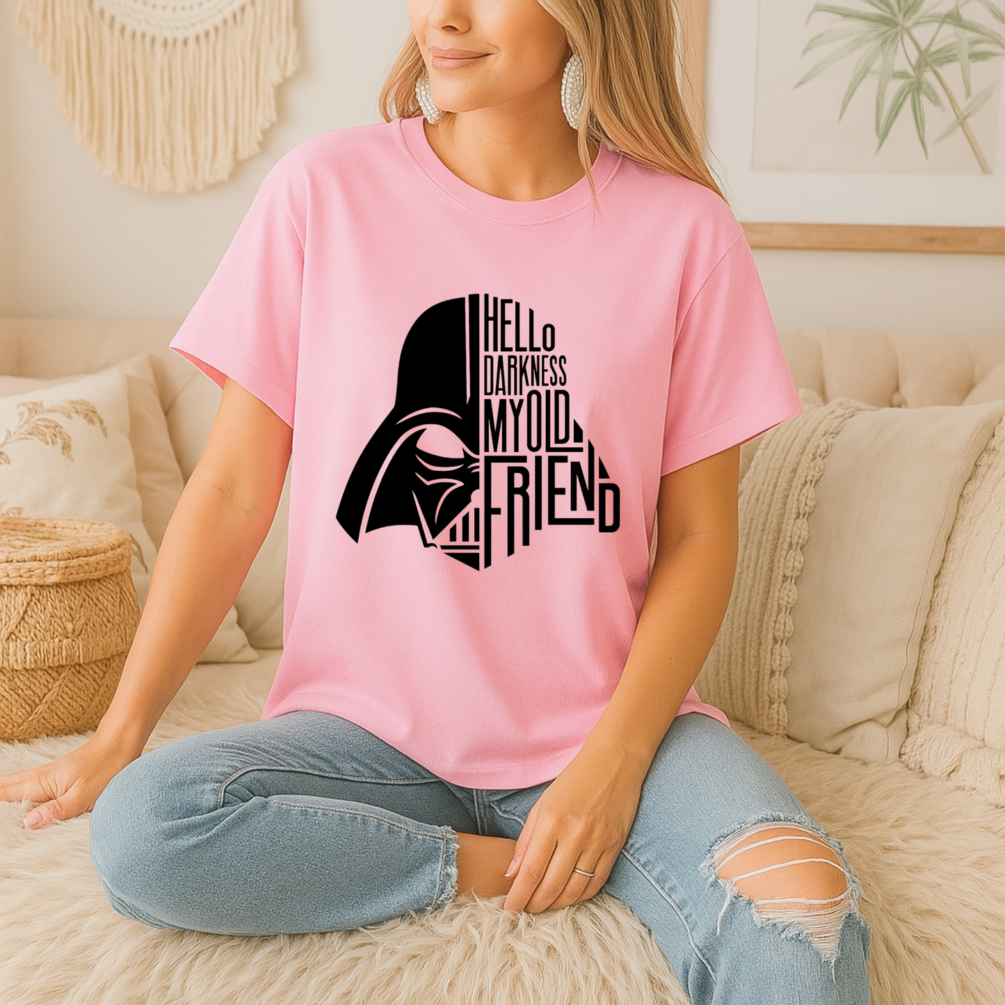 Hello Darkness Darth T-Shirt