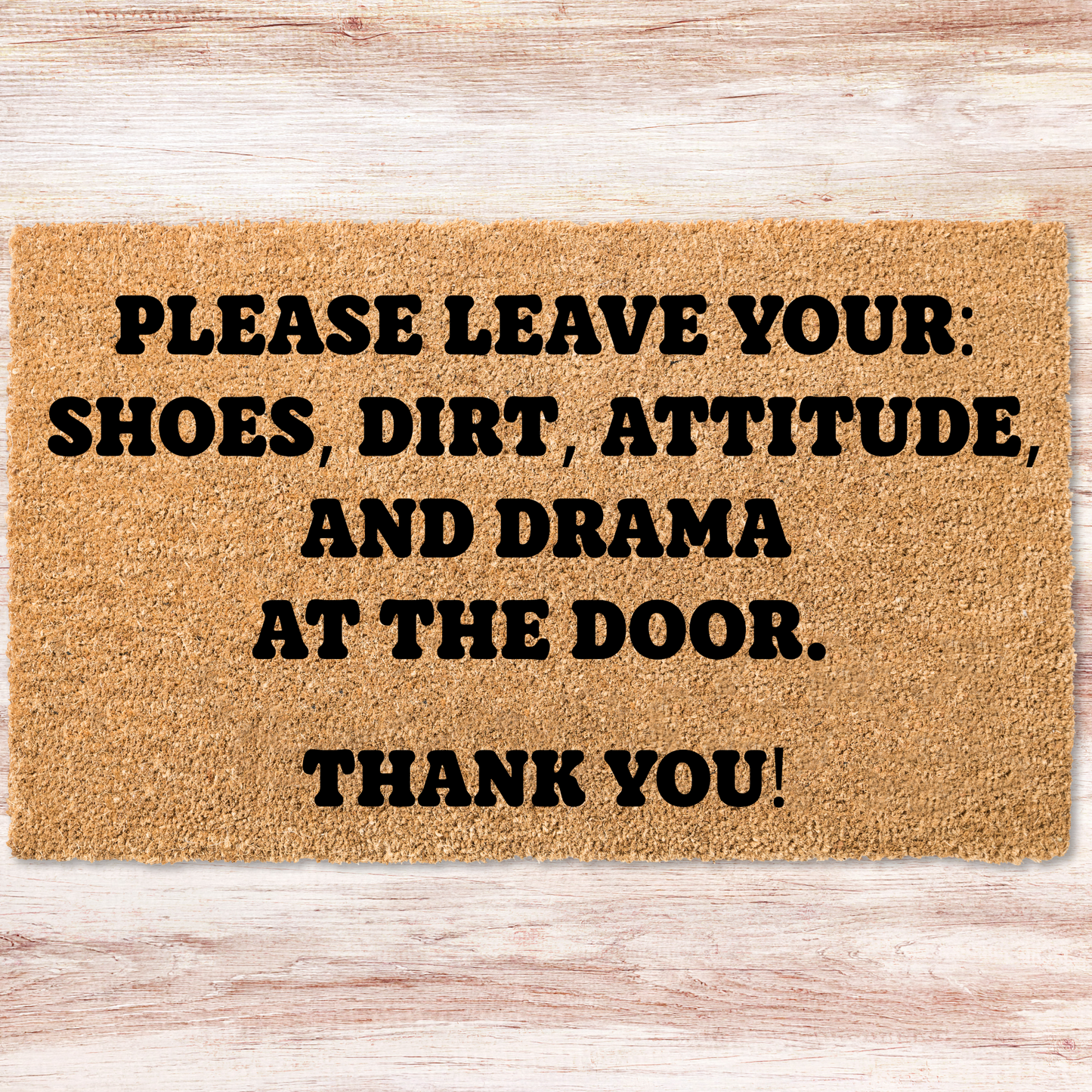 No Drama Zone Doormat