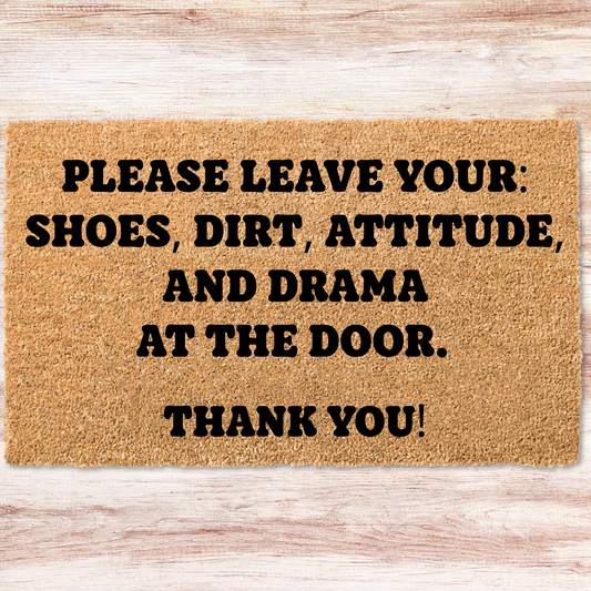No Drama Zone Doormat