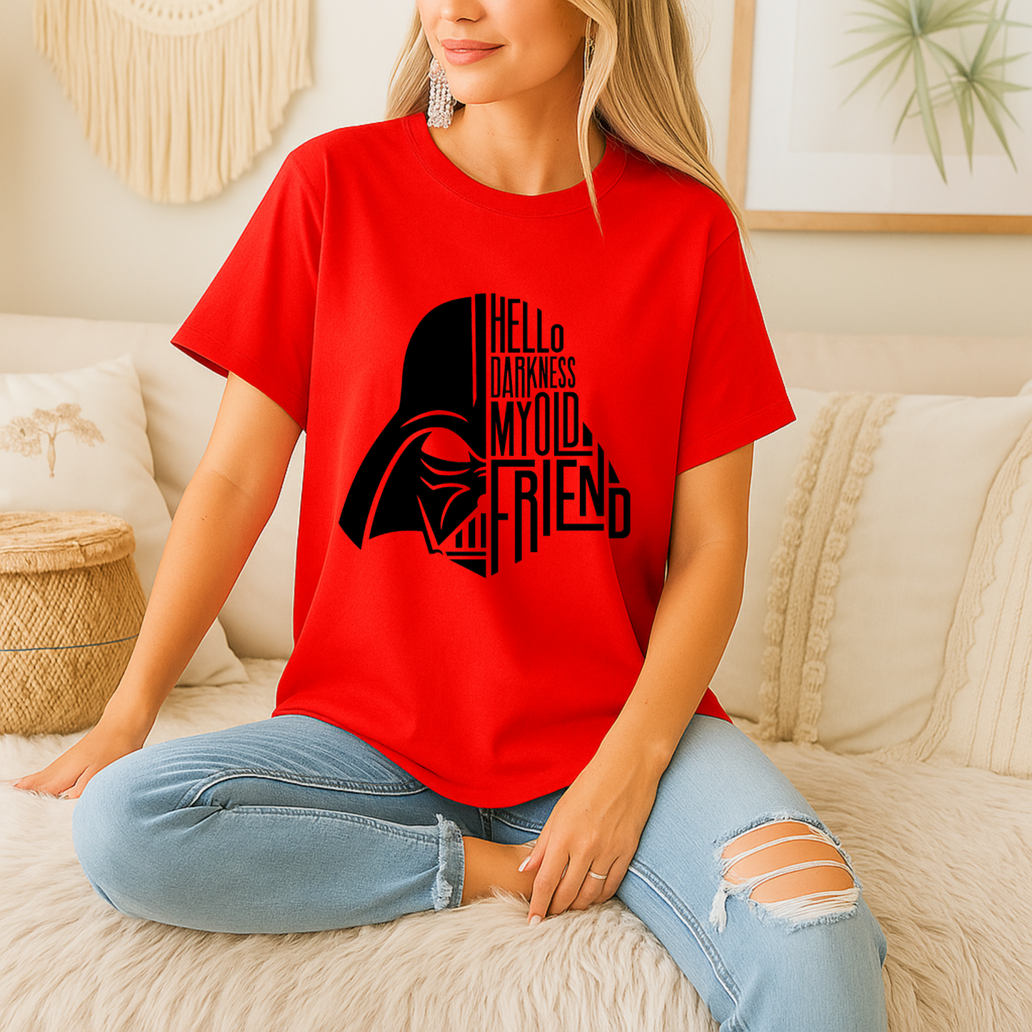 Hello Darkness Darth T-Shirt