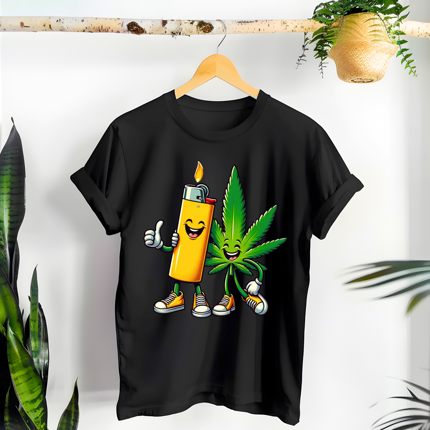 Weed & Lighter Buds T-Shirt