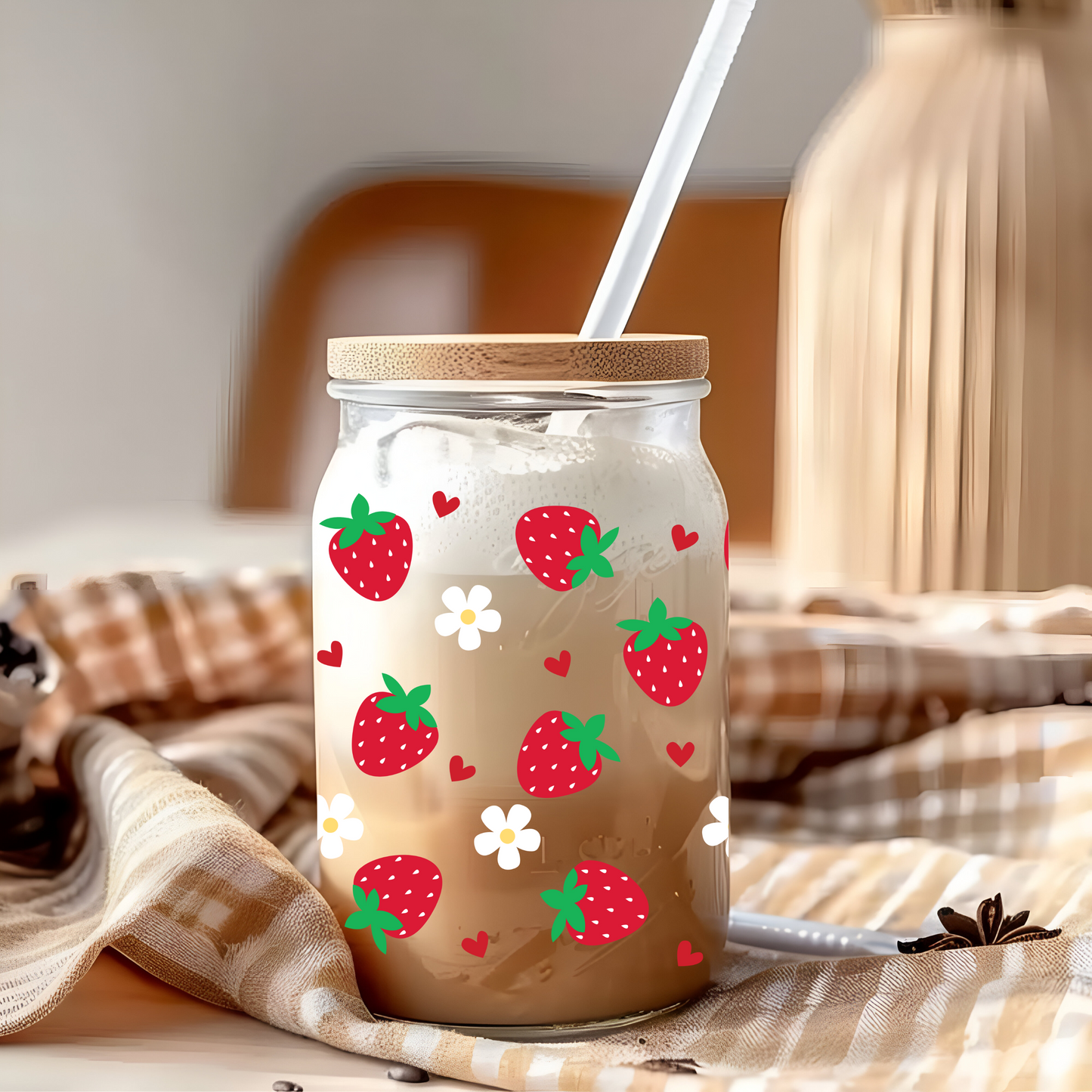 Berry Sweet Glass Can– 16 oz