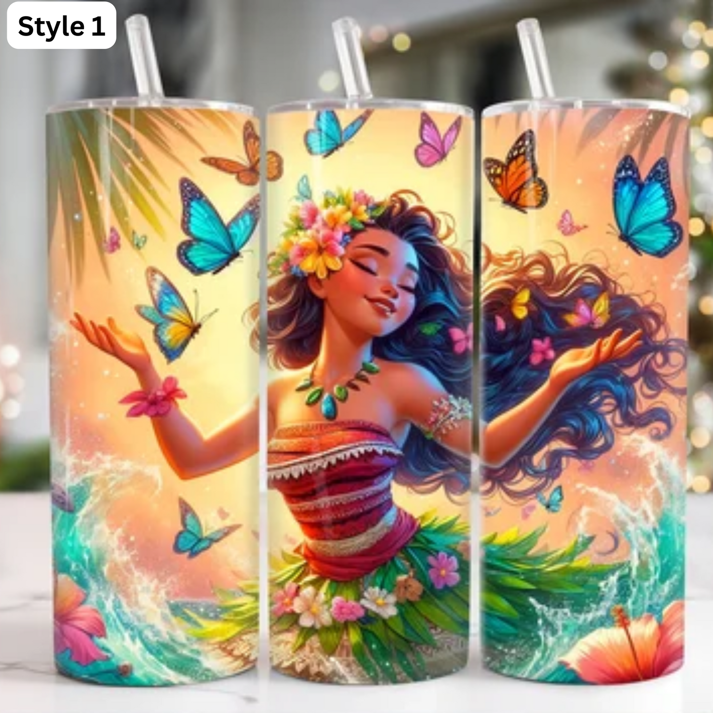 Moana Vibes Tumbler- 20 oz