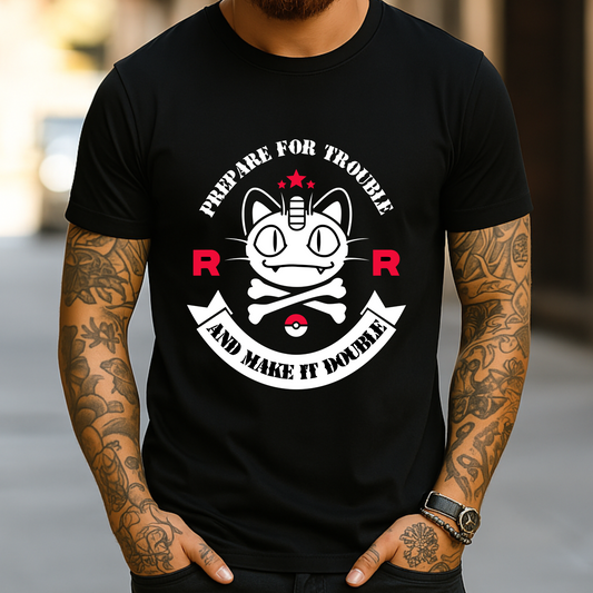 Team Rocket Meowth Emblem T-Shirt