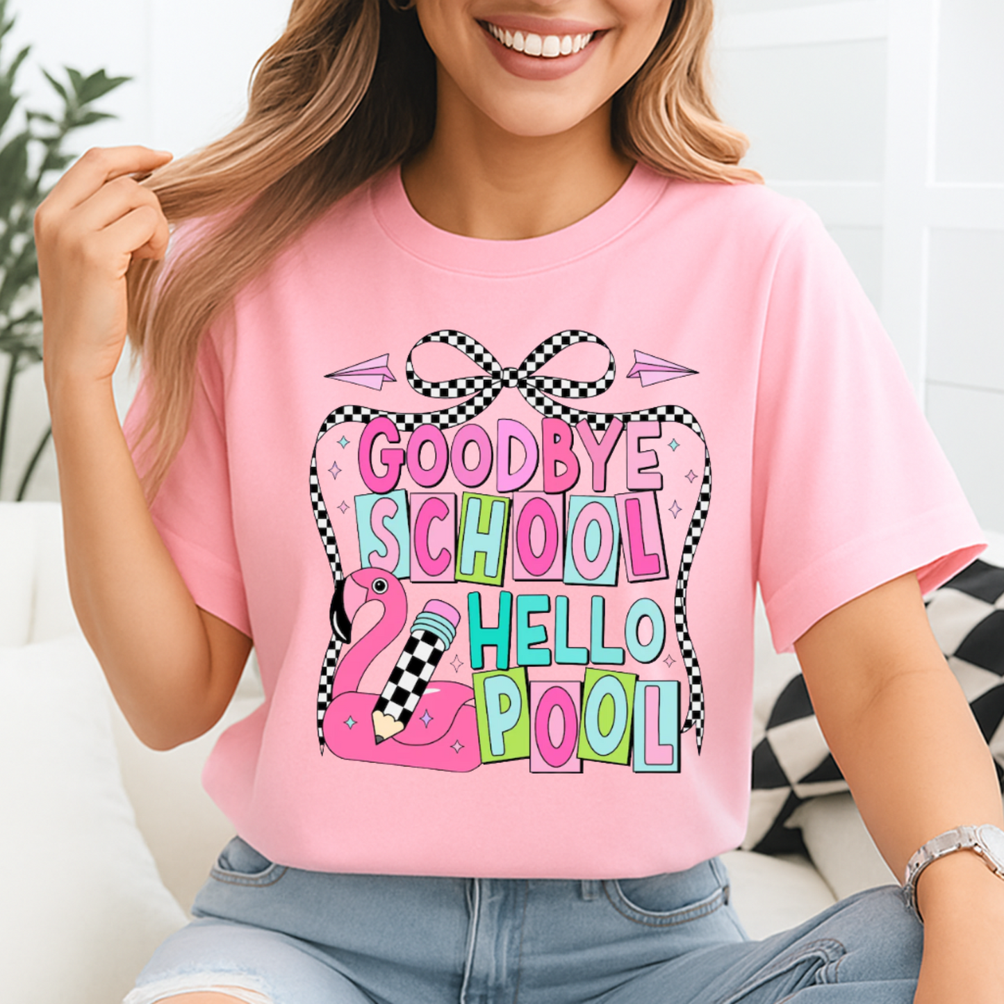 Goodbye School, Hello Pool T-Shirt