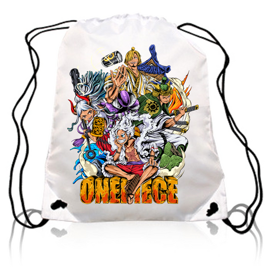 One Piece Pirate Crew Drawstring Bag