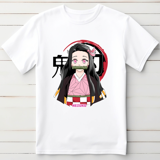 Nezuko Kawaii Portrait T-Shirt