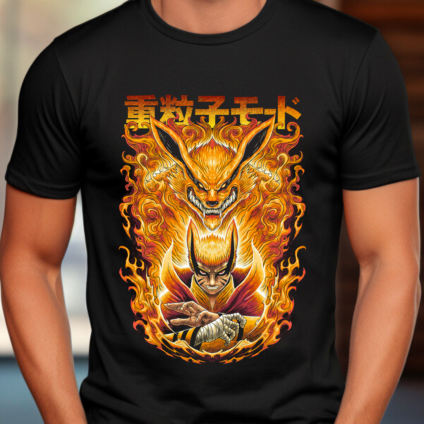 Nine Tails Fire Mode T-Shirt