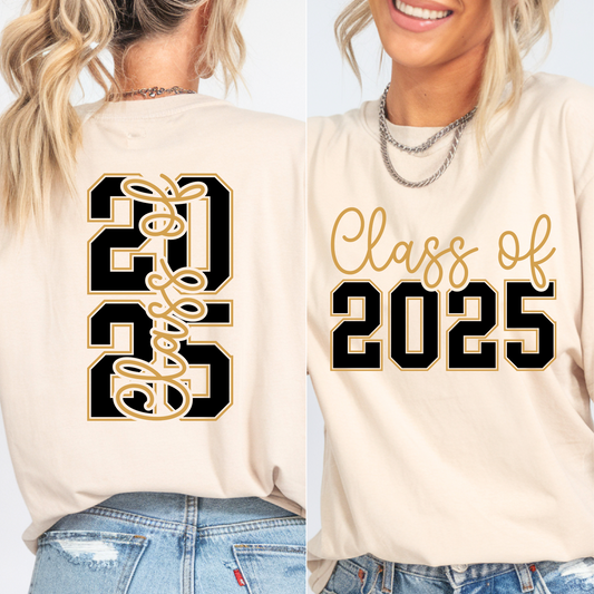 Camiseta universitaria clásica de la clase de 2025