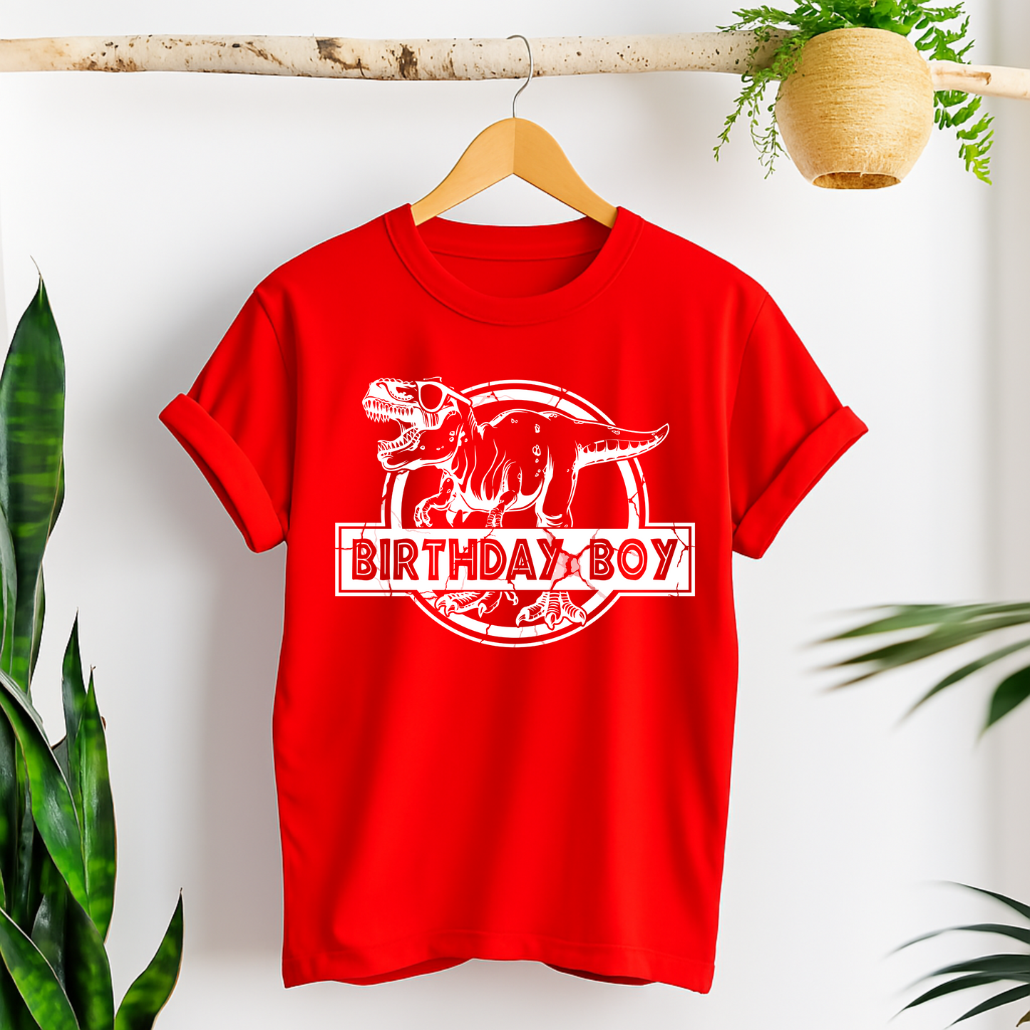 Birthday Boy T-Rex T-Shirt