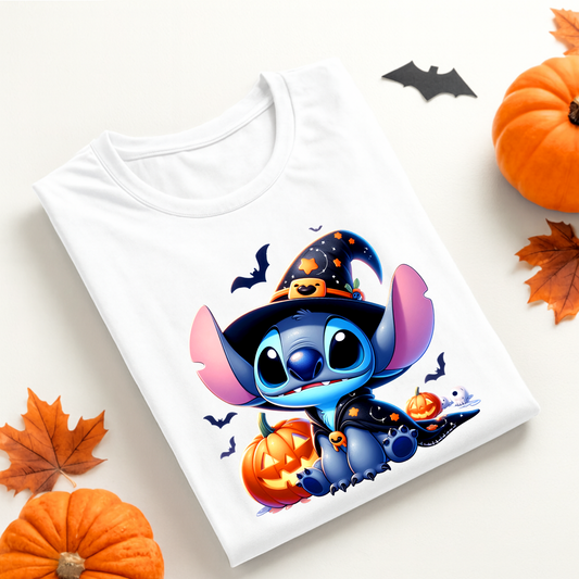 Spooky Stitch Halloween Kids T-Shirt