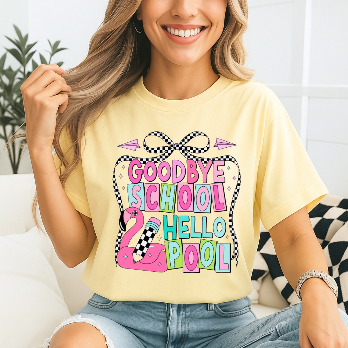 Goodbye School, Hello Pool T-Shirt