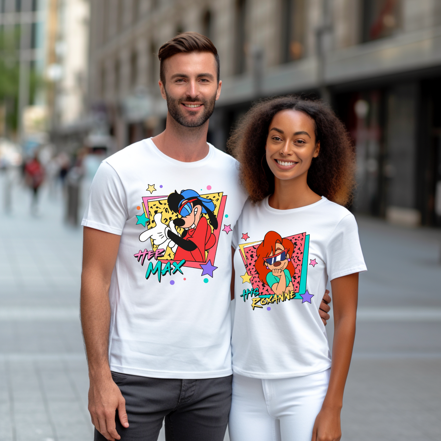 Her Max / His Roxanne Couple T-Shirt