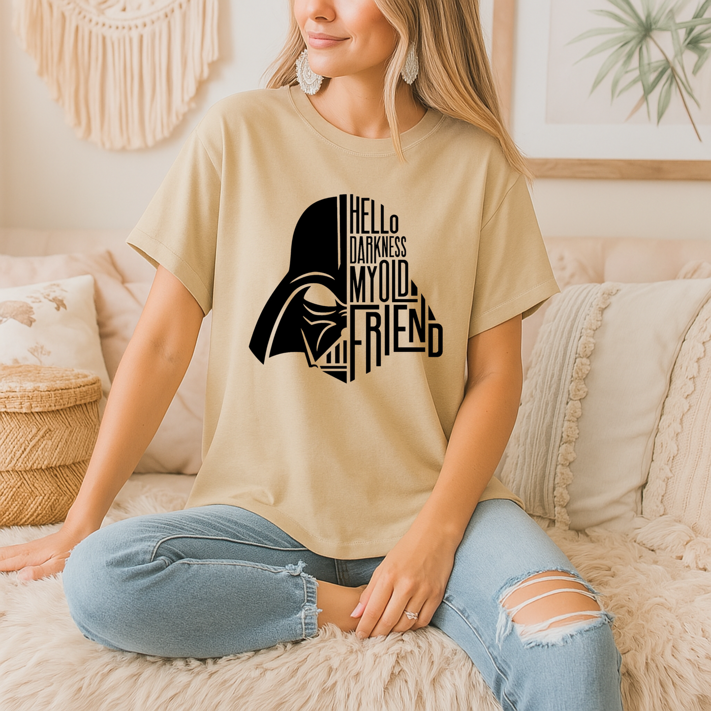 Hello Darkness Darth T-Shirt