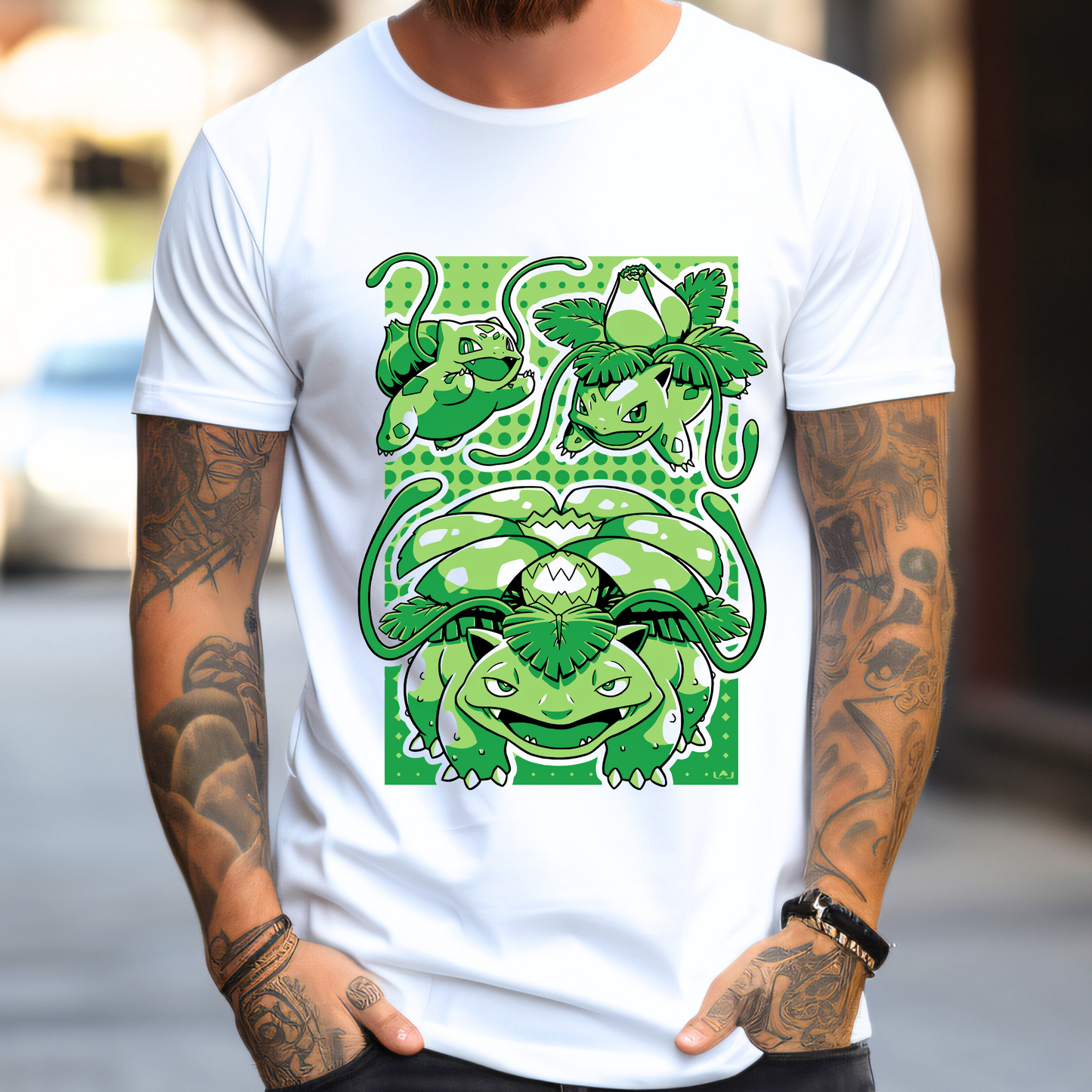 Bulbasaur Evolution Power T-Shirt