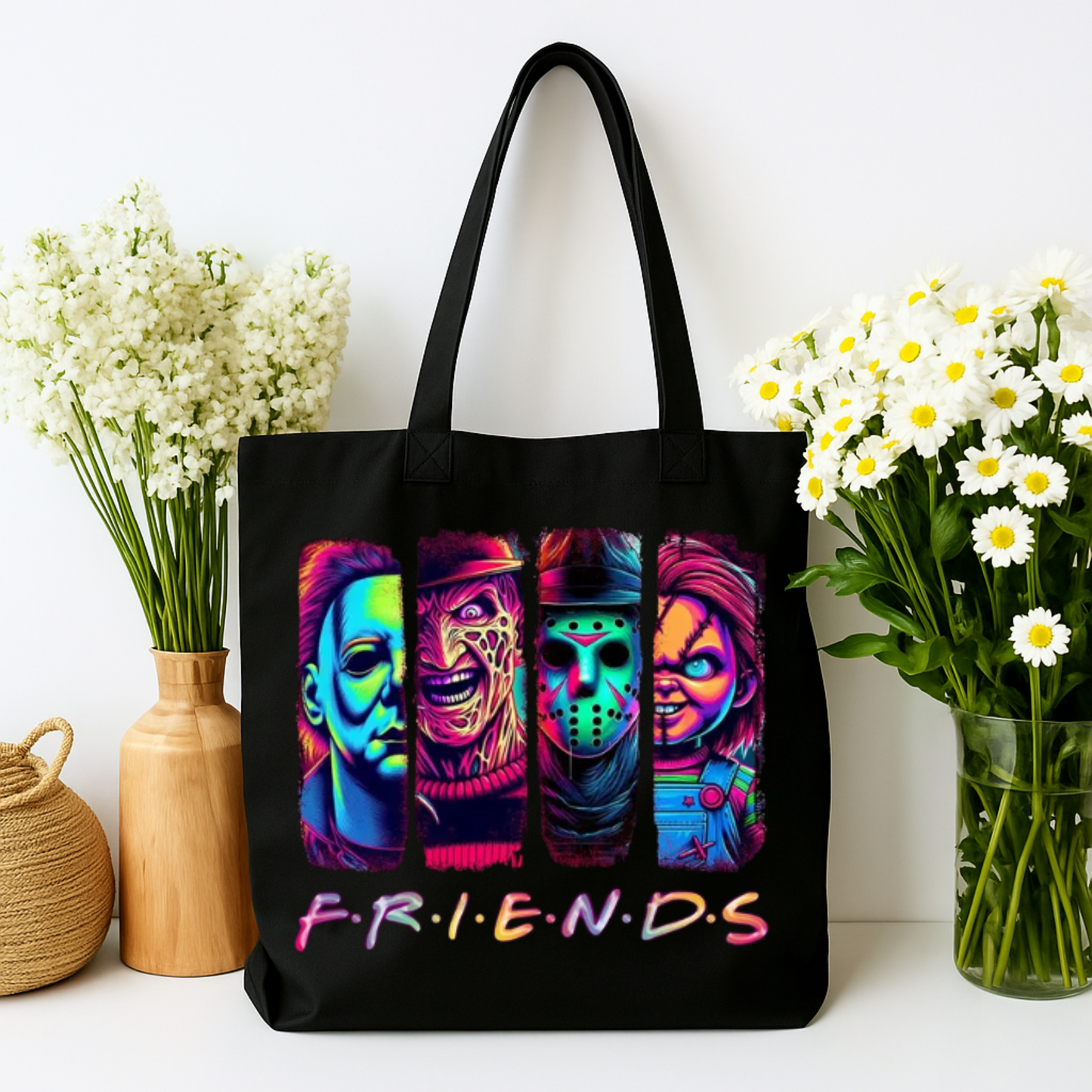 Horror Friends Tote Bag