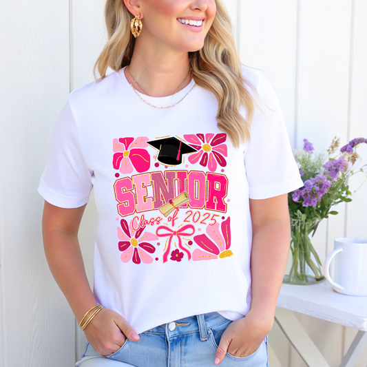Pink Senior Power – Class of 2025 T-Shirt